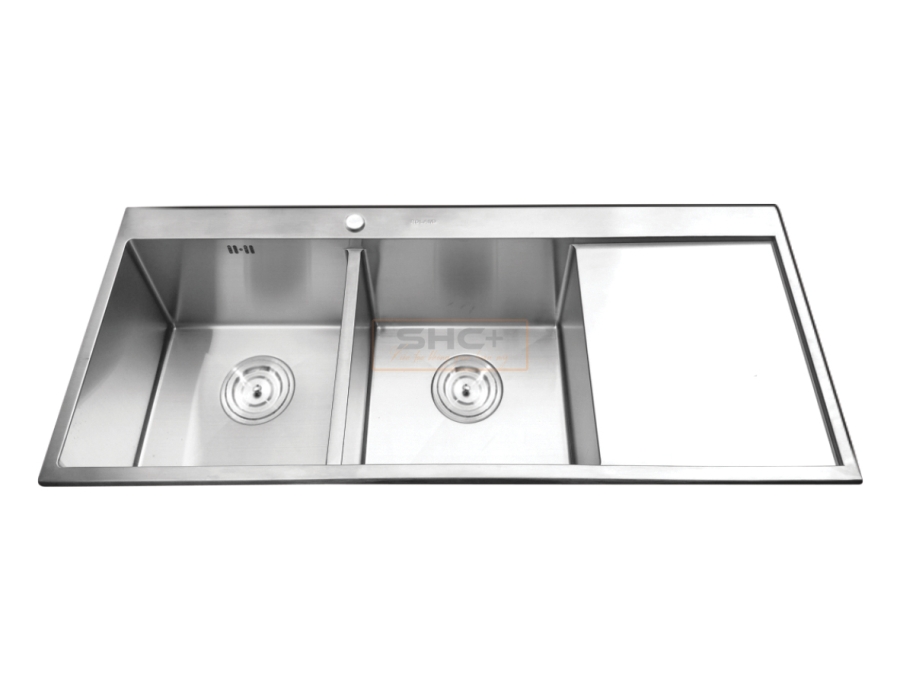 CHẬU RỬA CHÉN 2 HỘC INOX SHC010