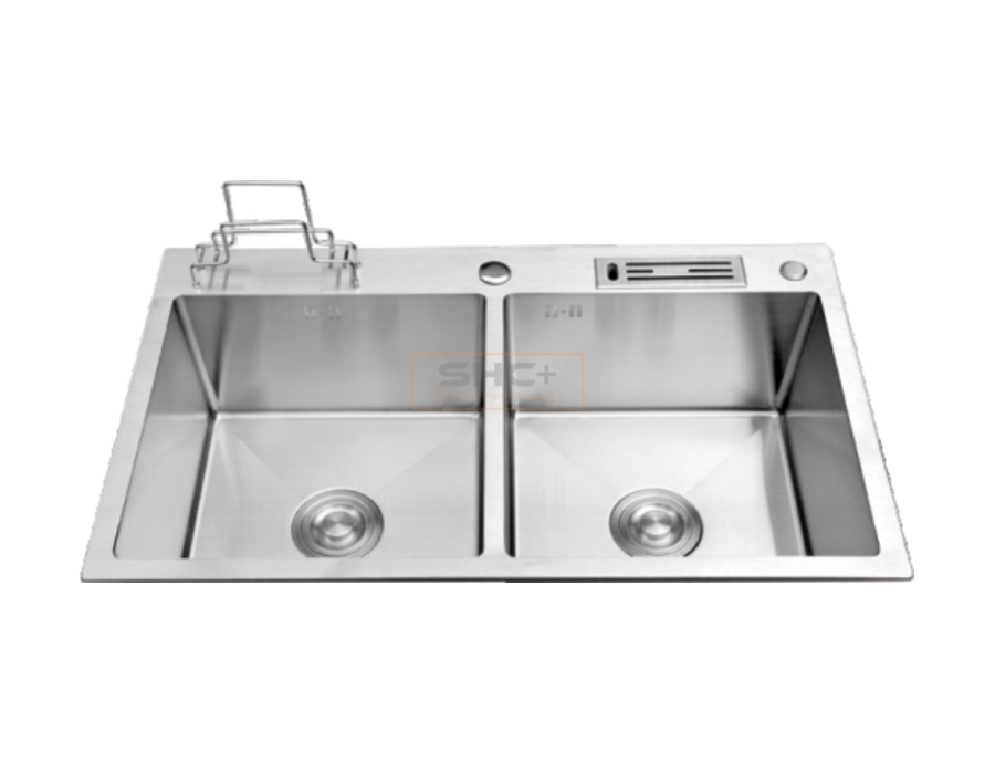 CHẬU RỬA CHÉN 2 HỘC INOX SHC009