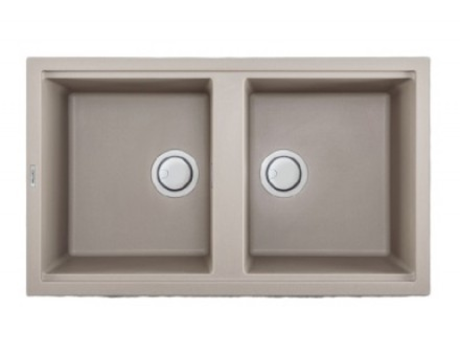 Chậu Rửa Chén Đá Nhân Tạo 2 Hộp Đều CL - 002