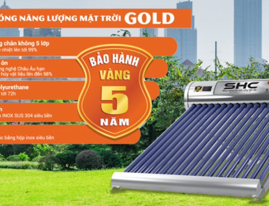 MÁY NƯỚC NÓNG NLMT SHC GOLD200L