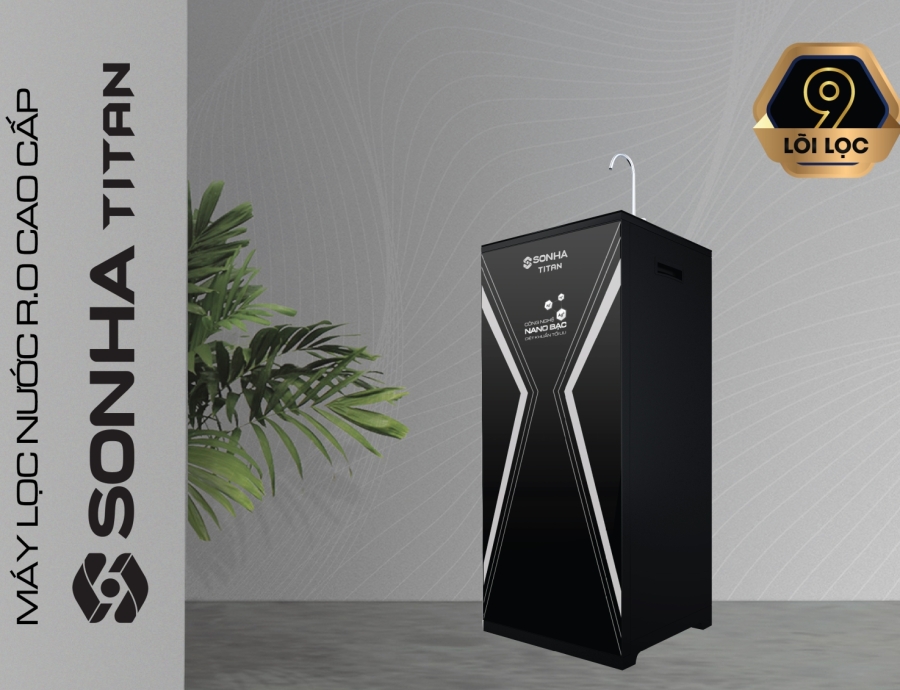 Máy Lọc Nước Ro Sơn Hà Titan, SHC Premiun 9 Cấp Lọc