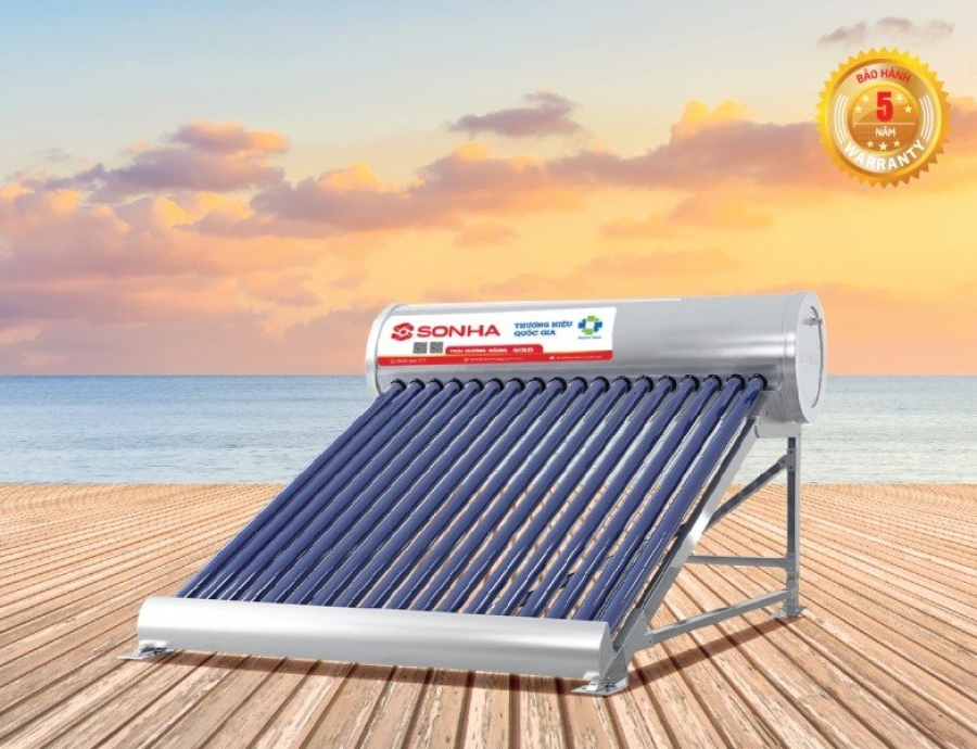 MÁY NƯỚC NÓNG NLMT SƠN HÀ GOLD120L